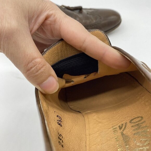 Salvatore Ferragamo Dress Shoes Brown Leather Tassel Wingtip Loafers main image 10